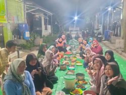 Sambut Ramadhan, Puluhan Warga Perum.CGA Gelar Potong Tumpeng Bersama