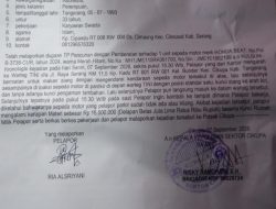 Maling Motor Depan Warteg Di Tangerang Terekam CCTV 